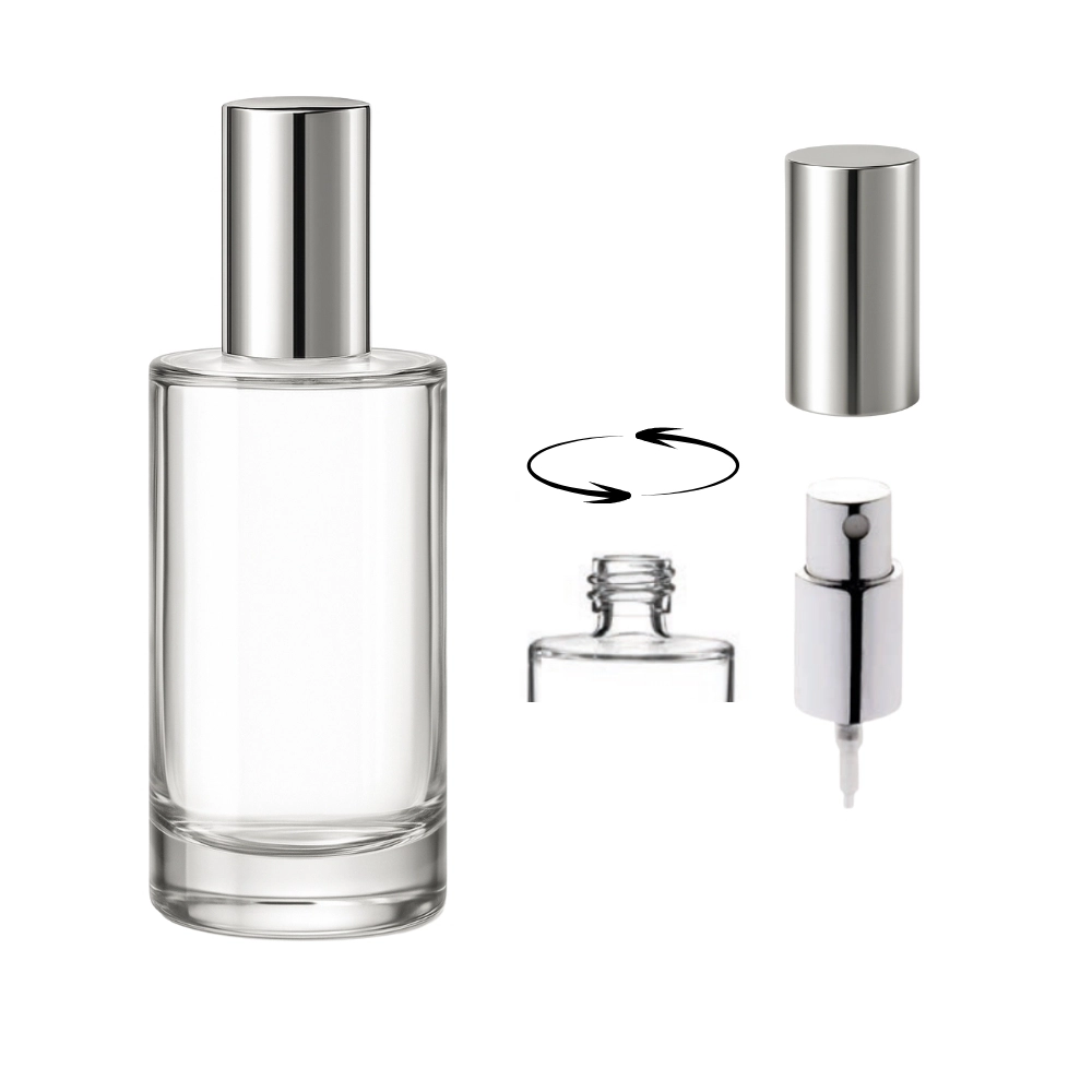 Sidney%2050%20ml%20Parfüm%20Şişesi%20–%20Çevirmeli%20Spreyli%20Gümüş%20Kapaklı