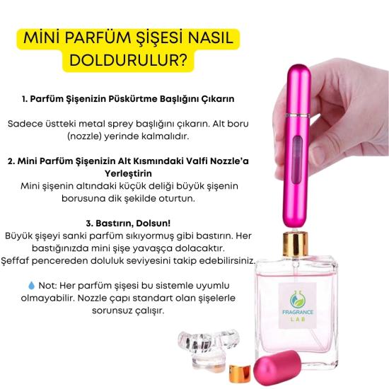 5 ML Doldurulabilir Parfüm Şişesi | Taşınabilir Atomizer