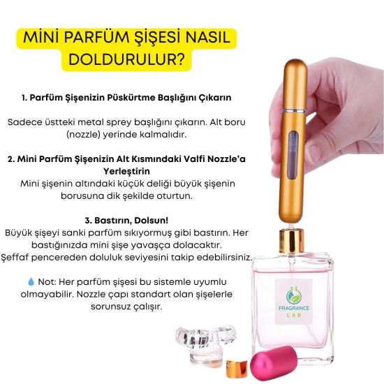 5 ML Doldurulabilir Parfüm Şişesi | Taşınabilir Atomizer
