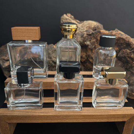 Masif Kayın Ahşap Parfüm Standı | Fragrance Lab