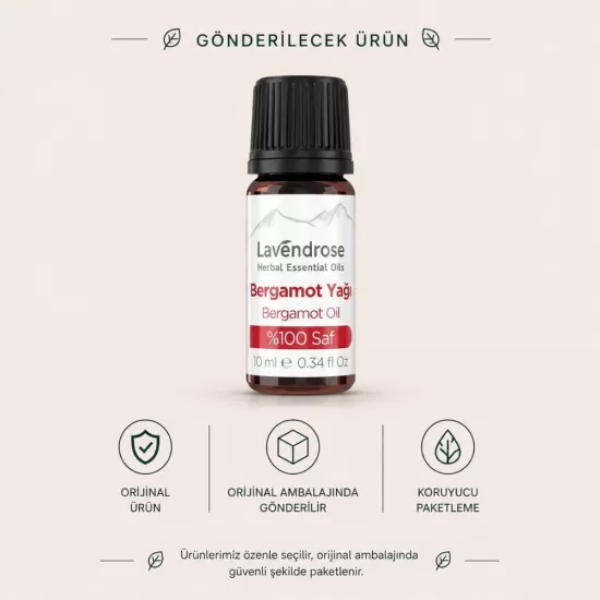 Bergamot Uçucu Yağı %100 Saf 10 ml