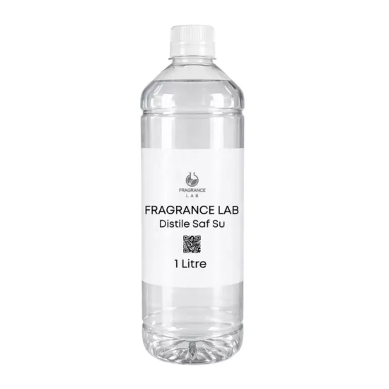 Distile Saf Su 1 Litre | Kolonya ve Body Mist Yapımı İçin Saf Su