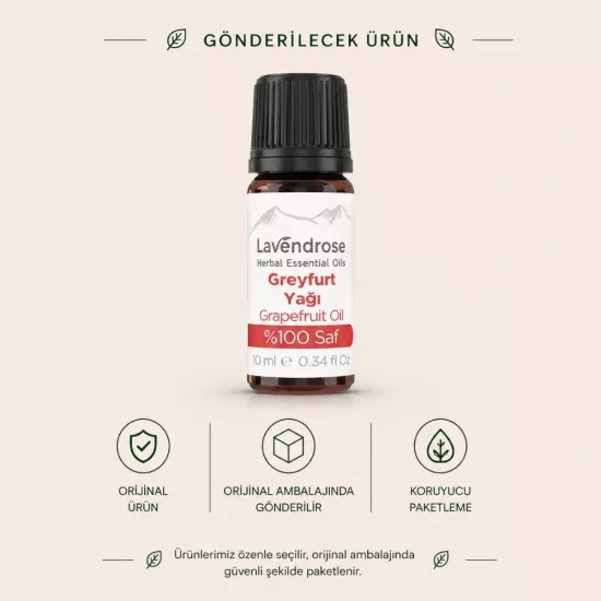 Greyfurt Uçucu Yağı %100 Saf 10 ml