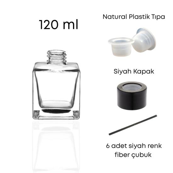 Küba Oda Kokusu Şişesi 120 ml – Şık ve Modern Cam