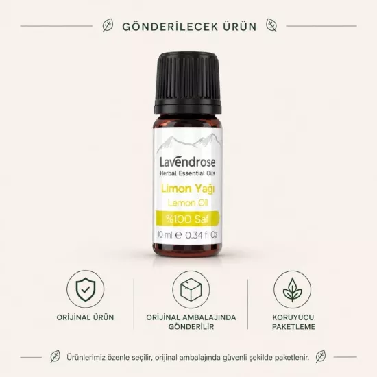 Limon Uçucu Yağı %100 Saf 10 ml