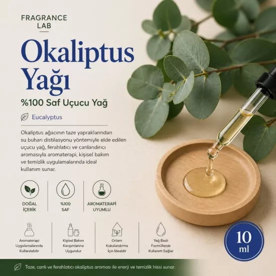 Okaliptus Uçucu Yağı %100 Saf 10 ml