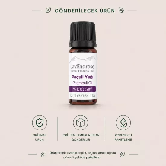 Paçuli Uçucu Yağı %100 Saf 10 ml