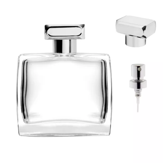 Parfüm Şişe Panorama Gümüş Kapak 50 ml