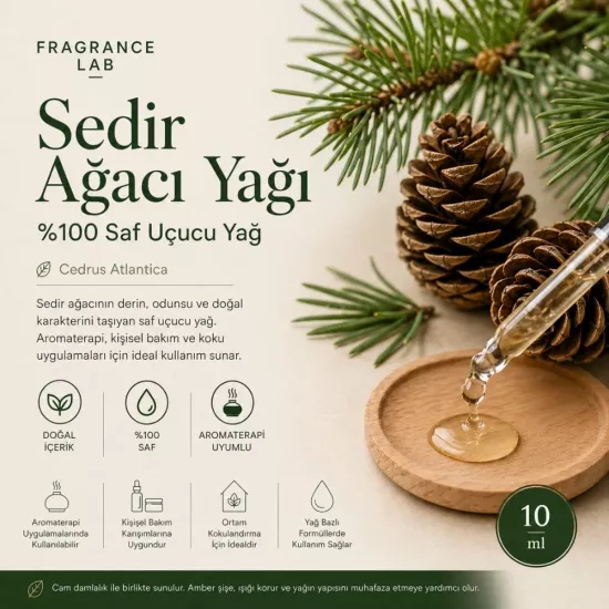 Sedir Uçucu Yağı %100 Saf 10 ml